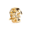 Trollbeads Wishing Star, Gold Love Collection, Front View