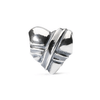 Trollbeads Heart Bow, Christmas 2014 Collection, Front View