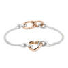 X Jewellery Petite chain with bronze heart and clasp