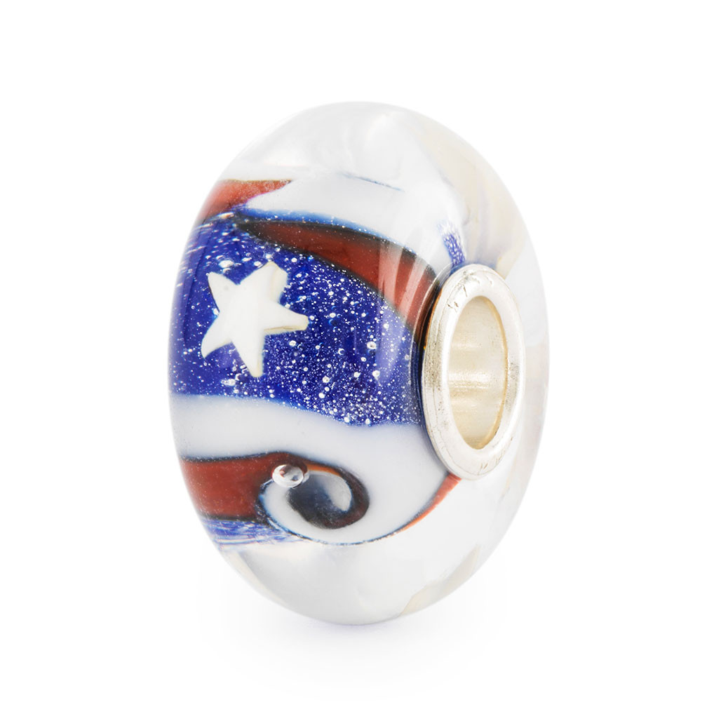 Trollbeads Stars of Freedom | American Flag Bead | TrollbeadsAkron.com