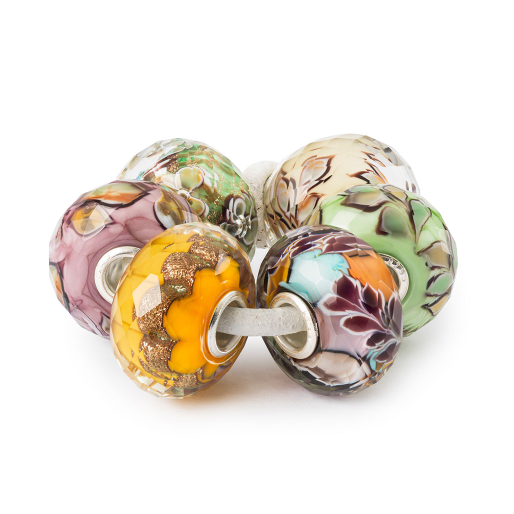 Bracelet Charm Trollbeads Masala Faceté TGLBE-20008 - Perle Neuve Sans Emballage