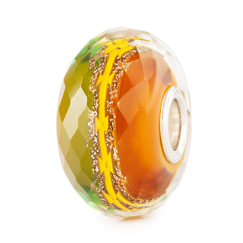 Golden Drift Trollbead Faceted Glass Beads TrollbeadsAkron