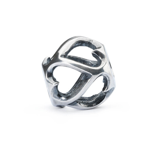 Trollbeads Opposites Attract Silver Charm