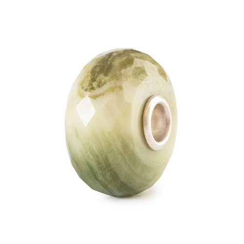 Trollbeads Green Yellow Calcite, Side