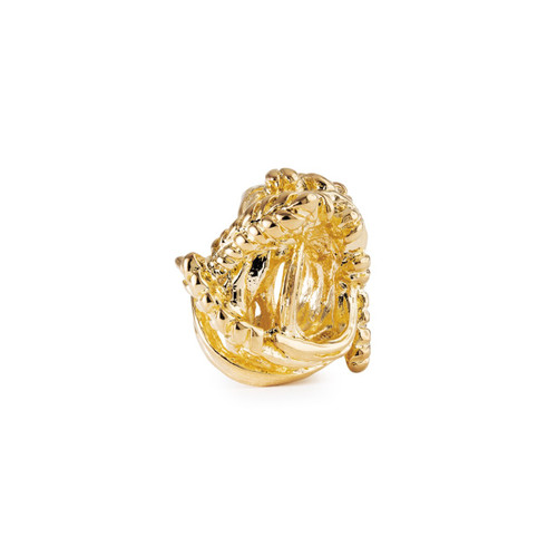 Trollbeads Crown of Grain, Gold Plated, Side