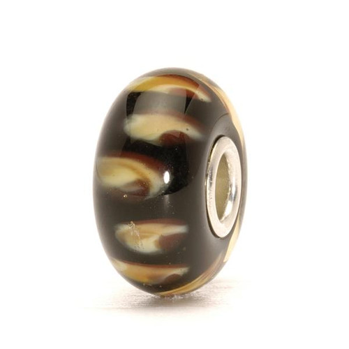 Trollbeads Glass Bead Dark Leopard