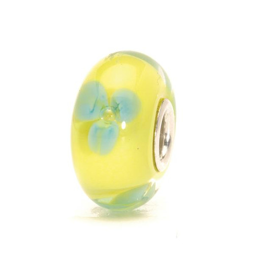 Trollbeads Glass Bead Turquoise Flower