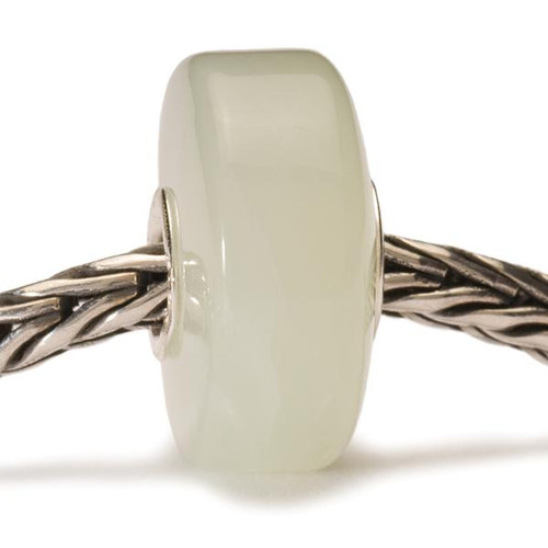 Trollbeads Green Jade on Troll Bracelet