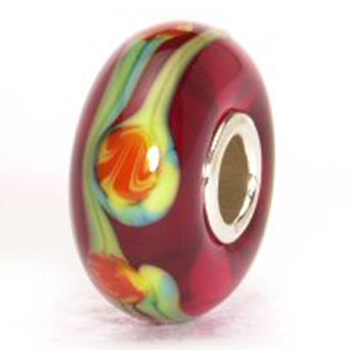 Trollbeads Glass Bead Red China