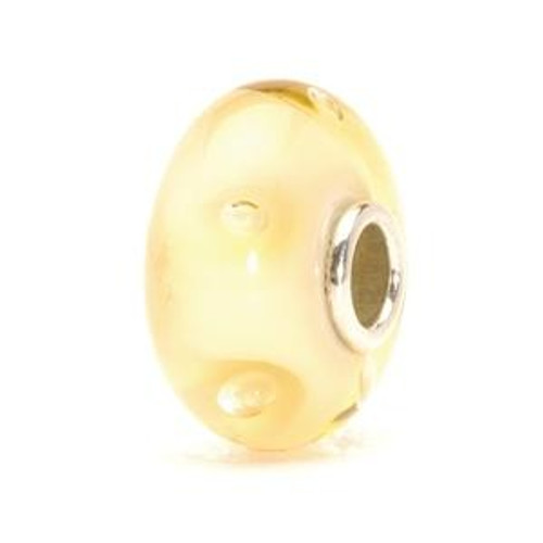 Trollbeads Glass Beads Beige Bubbles