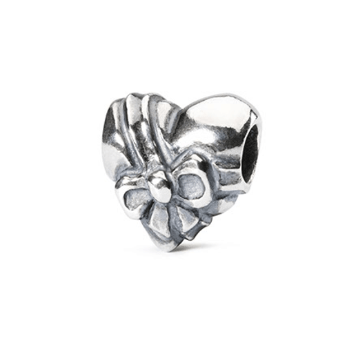 Trollbeads Heart Bow, Christmas 2014 Collection, Back View