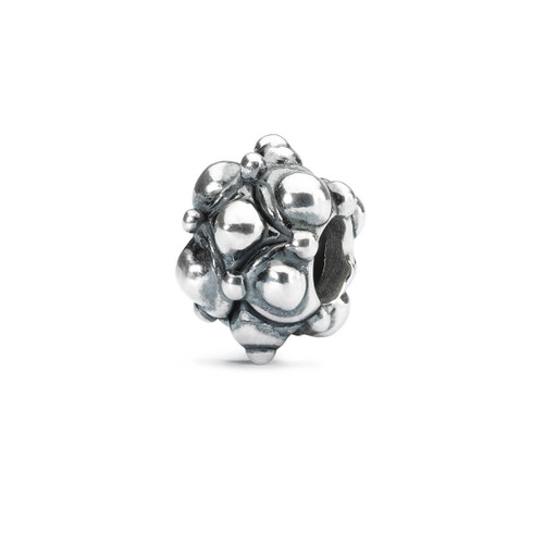 Trollbeads Silver Charm Bumpy Ride, Side View