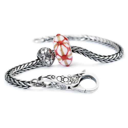 Trollbeads Starter Bracelet | Red Glass Bead | TrollbeadsAkron.com
