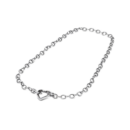 X Jewellery Simple Heart Chain Necklace