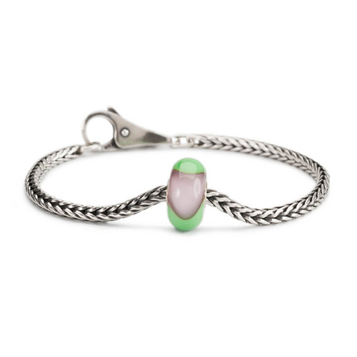 Trollbeads Green and Purple Armadillo Starter Bracelet