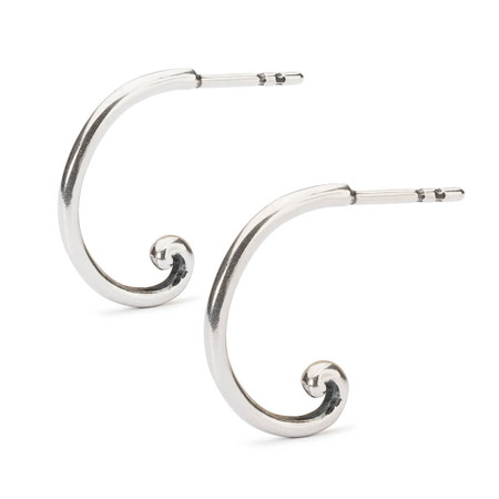 Trollbeads Earring Hooks, Silver and Gold.