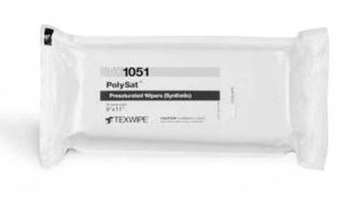 Texwipe TX1051 PolySat 9"x11" 70% IPA