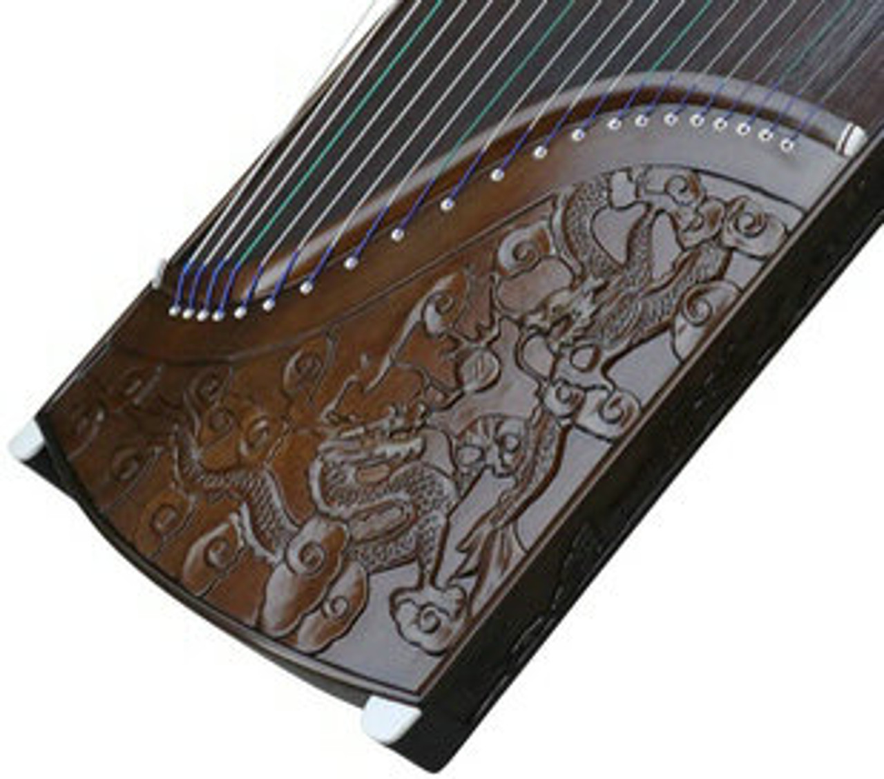 Buy Guzheng Instrument Concert Grade Carved Dragon Carved Guzheng