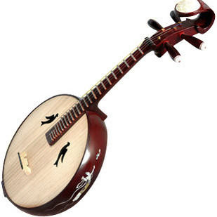 Kaufen Acheter Achat Kopen Buy Professional Carved Zhongruan Chinese Mandolin Ruan W/ Accessories