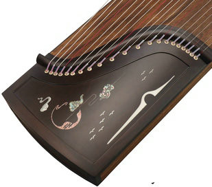 Kaufen Acheter Achat Kopen Buy Premium Quality Birds & Clouds Carved Whole Piece Digged Plain Surface Guzheng Instrument