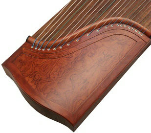 Buy Concert Grade Plain Surface Rosy Sandalwood Guzheng Instrument Chinese Zither