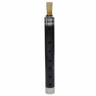Buy Professional Level Black Sandalwood Guanzi Instrument Chinese Whistle A Key with Bag 管子 Buy Professional Level Black Sandalwood Guanzi Instrument Chinese Whistle A Key with Bag 管子