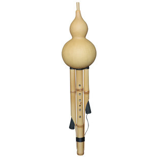 Buy Premium Quality Plain Style Baked Chinese Yunnan Free Reed Gourd & Golden Bamboo Instrument Hulusi 葫芦丝
