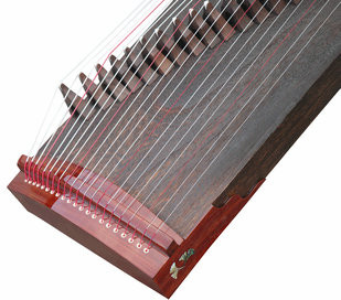 Buy Concert Grade Bright Lacquer Travel Size Guzheng Chinese Zither Harp 古筝