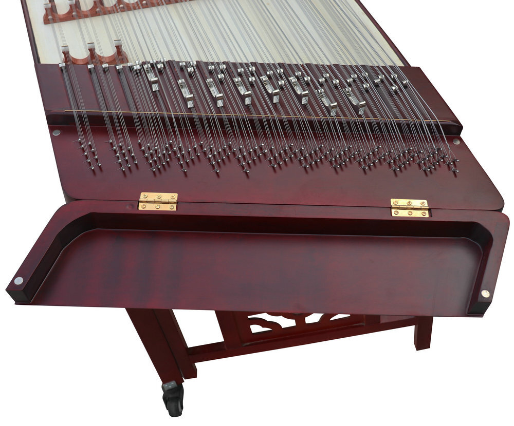 Buy Professional Hardwood Yangqin Instrument Chinese Hammered Dulcimer 402 Type with Accessories 402 扬琴