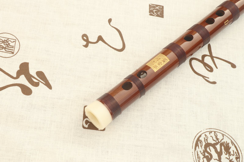 Concert Grade Bitter Bamboo Flute Chinese Dizi Instrument 2 Sections with Accessories 笛子 Concert Grade Bitter Bamboo Flute Chinese Dizi Instrument 2 Sections with Accessories 笛子