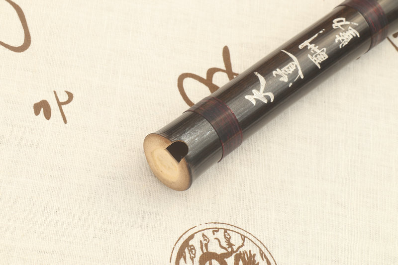 Buy Study Level Chinese Purple Bamboo Flute Xiao Instrument One Section Travel Size 萧