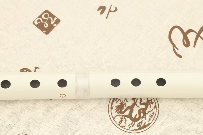 Buy Study Level White Color Chinese Purple Bamboo Flute Xiao Instrument One Section Travel Size 萧