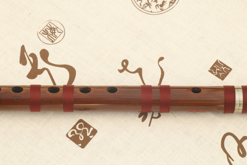 Buy Concert Grade Chinese Bitter Bamboo Flute Dizi Instrument 2 Sections With Accessories 笛子