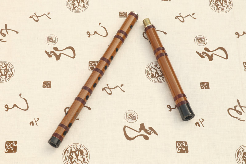 Buy Concert Grade Chinese Bitter Bamboo Flute Dizi Instrument 2 Sections With Accessories 笛子