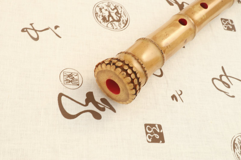Buy Master Made Aged Bamboo Japanese Shakuhachi with Inner Painting Tang Style Mouthpiece 尺八