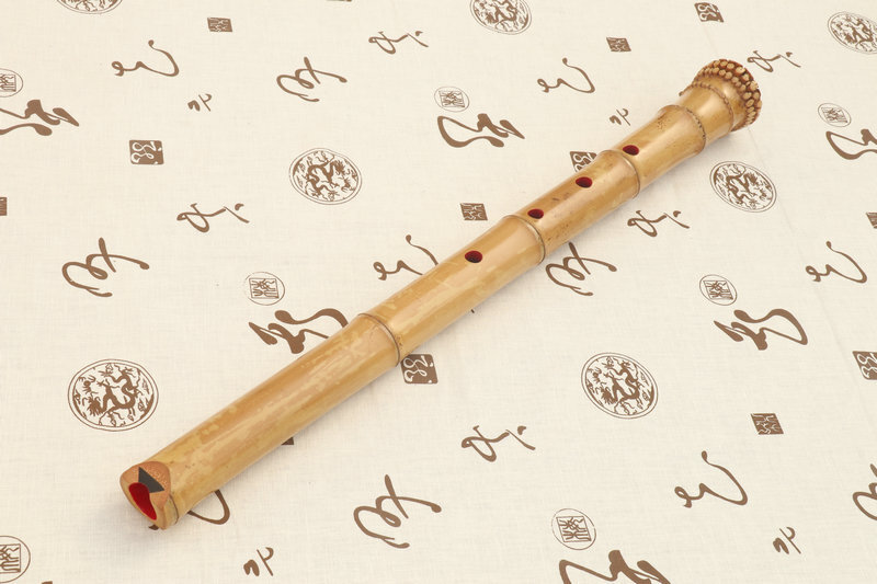 Buy Master Made Aged Bamboo Japanese Shakuhachi with Inner Painting Tang Style Mouthpiece 尺八