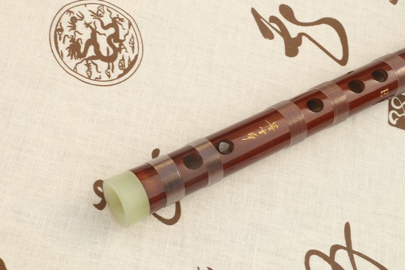 Buy Concert Grade Chinese Bitter Bamboo Flute Dizi Instrument with Accessories 2 Sections 笛子