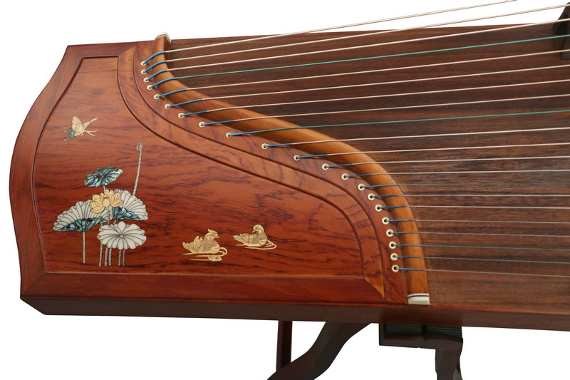 Concert Grade Lotus & Flower Guzheng Instrument Chinese Zither Harp