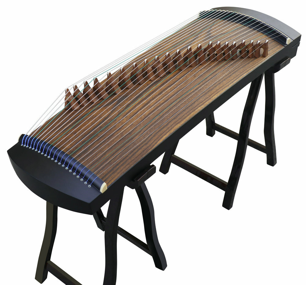 
Exquisite Travel Size Concise Style Guzheng Instrument Chinese Zither
