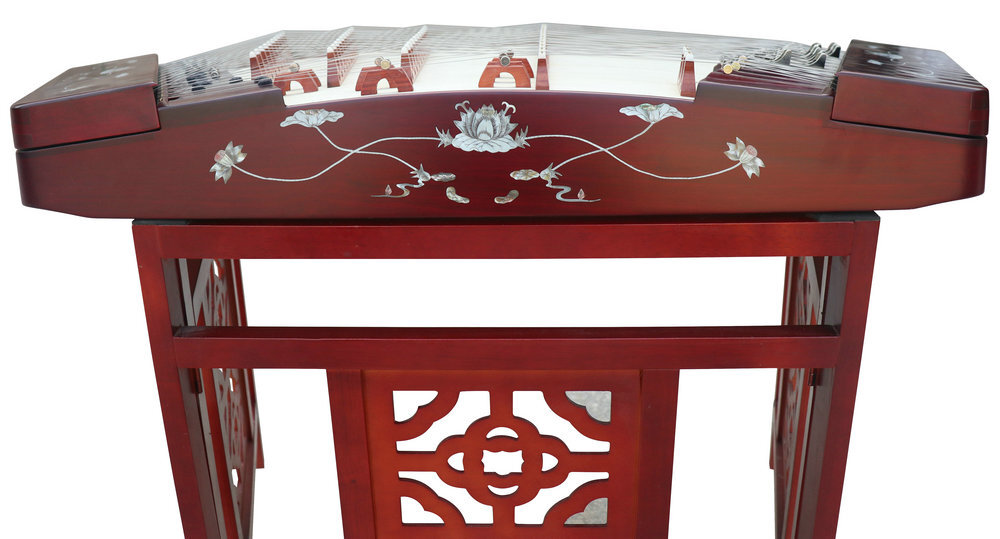Buy Professional Hardwood Yangqin Instrument Chinese Hammered Dulcimer 402 Type with Accessories 402 扬琴