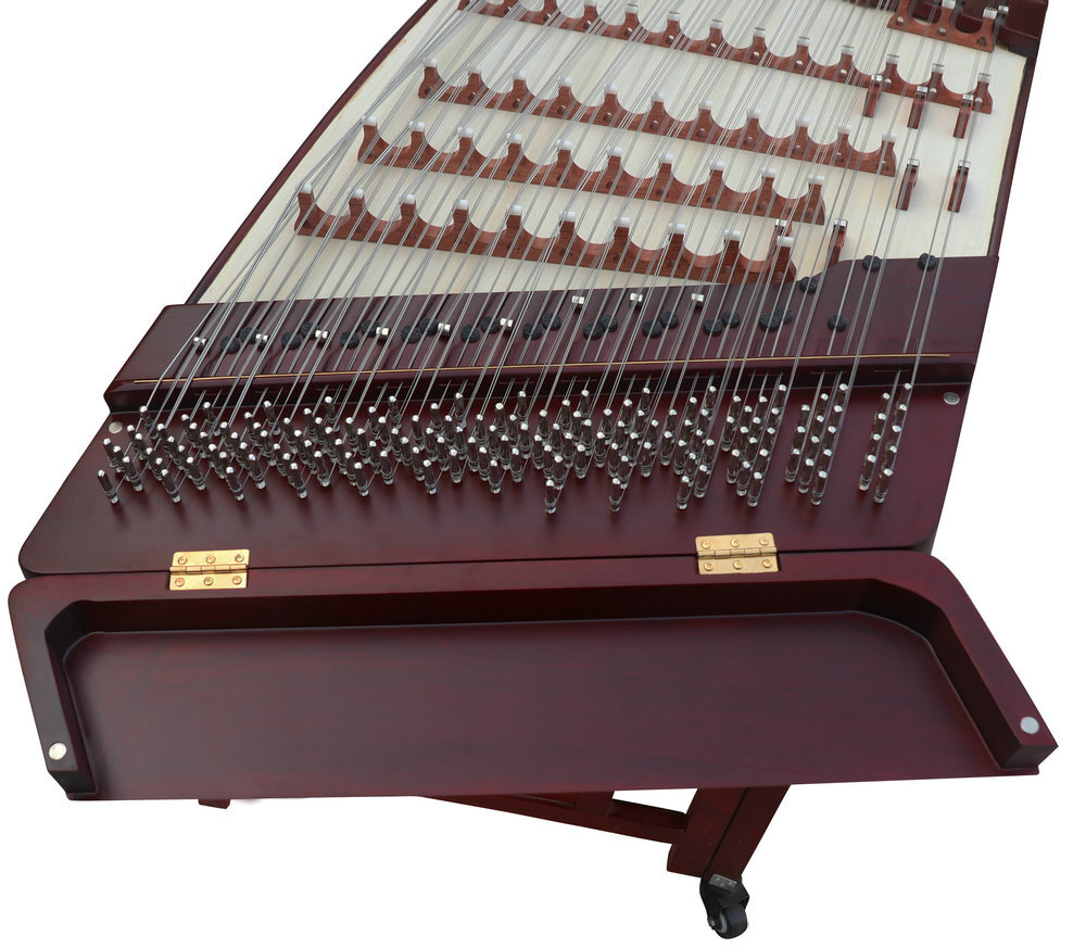 Buy Professional Hardwood Yangqin Instrument Chinese Hammered Dulcimer 402 Type with Accessories 402 扬琴