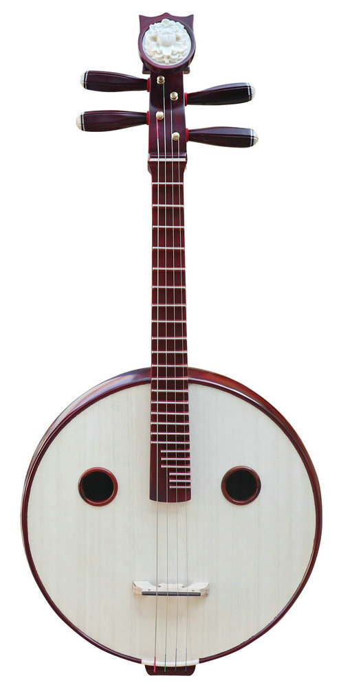 Buy Professional Hardwood Zhongruan Chinese Moon Guitar Ruan With Accessories 中阮