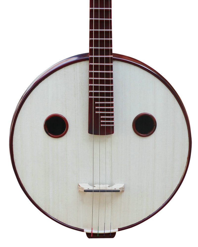 iBuy Professional Hardwood Zhongruan Chinese Moon Guitar Ruan With Accessories 中阮
