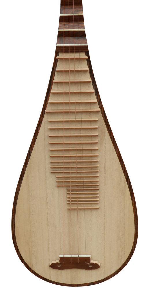 Buy Premium Quality Golden Sandalwood Pipa Instrument Chinese Lute With Accessories 琵琶