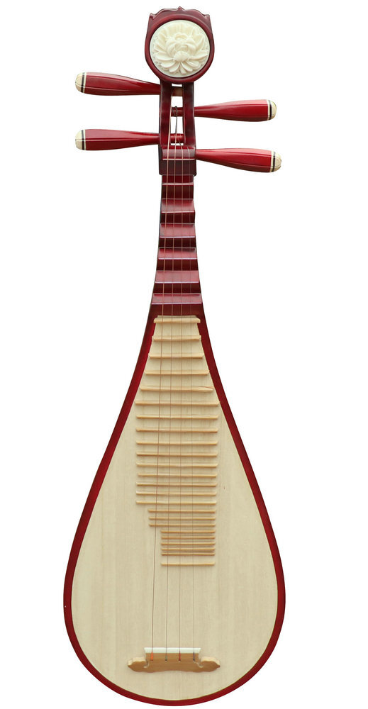 Buy Quality Chinese Travel Size Hardwood Pipa Instrument Chinese Lute With Accessories 琵琶
