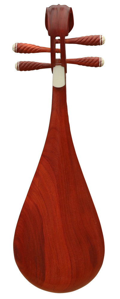Professional Travel Size Rosy Sandalwood Pipa Instrument Chinese Lute With Accessories 琵琶