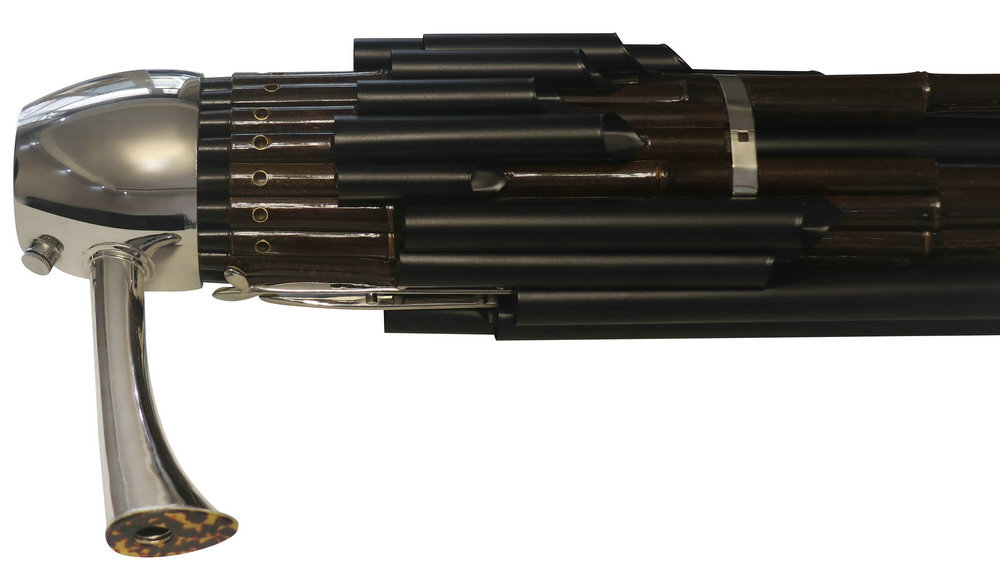 Buy Concert Grade Chinese Ancient Instrument Sheng 21 Pipes Bamboo and Black Pipes  & Extra Keyboards With Case 笙
