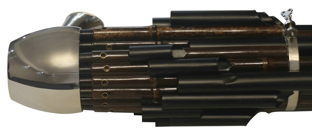 Buy Concert Grade Chinese Ancient Instrument Sheng 21 Pipes Bamboo and Black Pipes  & Extra Keyboards With Case 笙