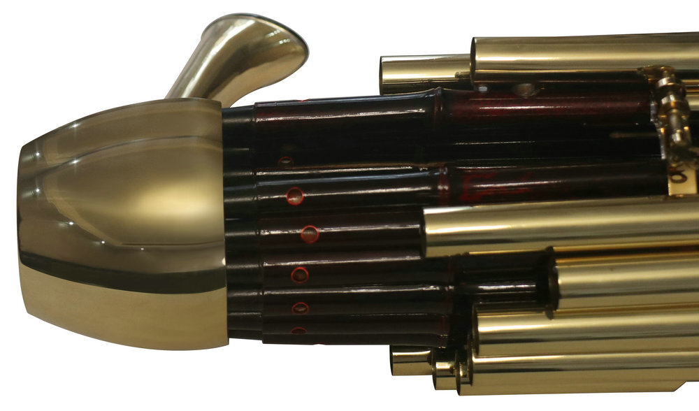 Buy Professional Level Chinese Ancient Instrument Golden Sheng 17 Pipes With Case 笙