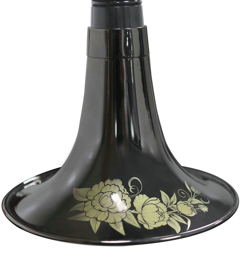 Buy Concert Grade Black Sandalwood Flower Carved Suona Chinese Horn with Bag 唢呐